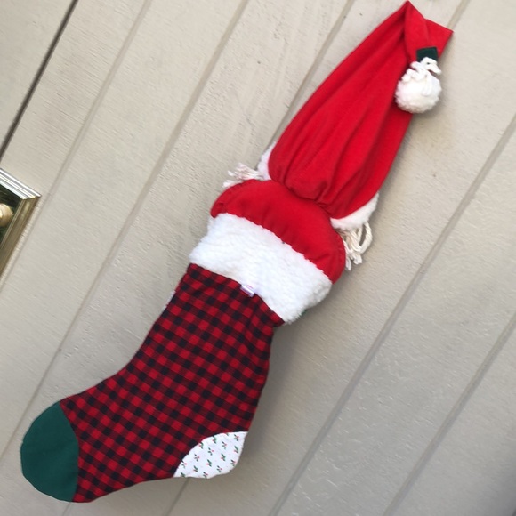 Santa Claus Christmas stocking -3 dimensional - Picture 7 of 12
